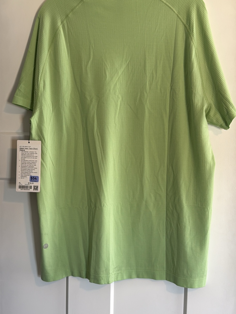lululemon XL Metal Vent Tech Short Sleeve Shirt - Picture 4 of 7
